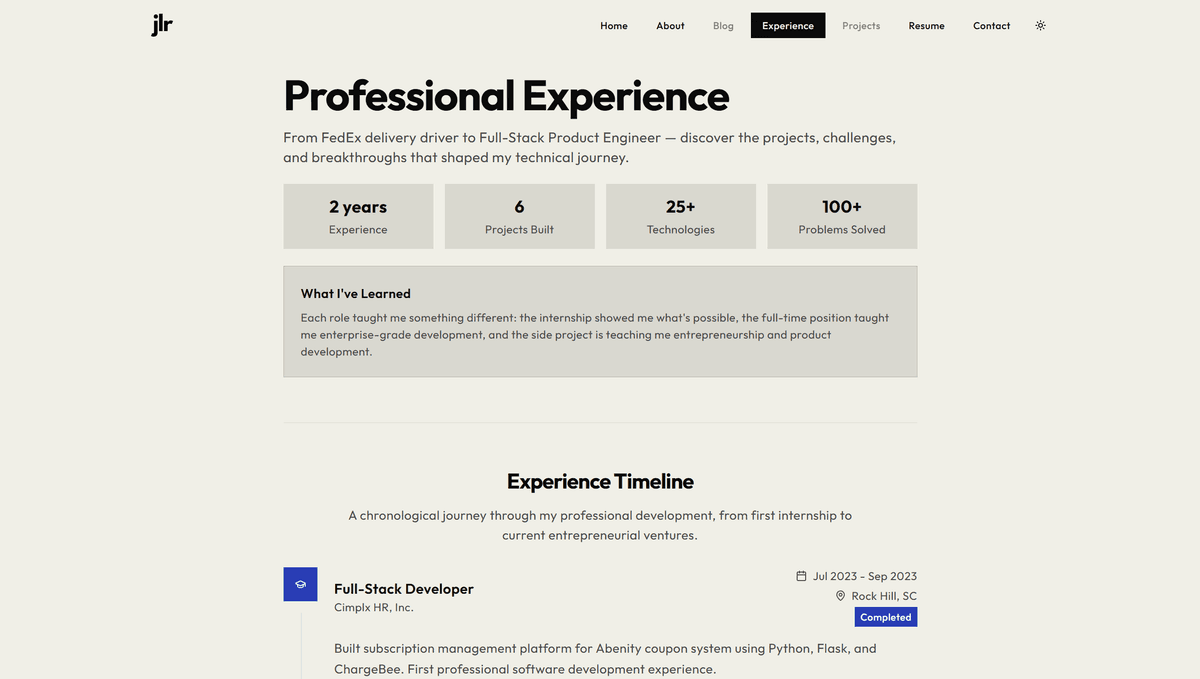 Portfolio Website