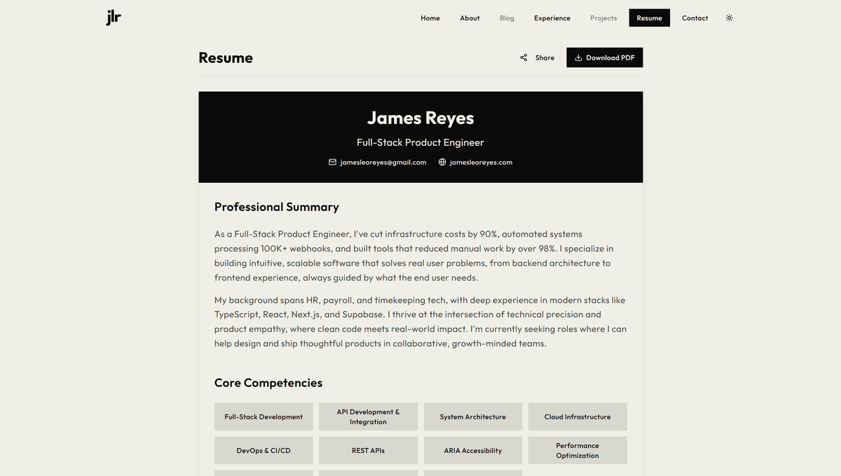 Portfolio Website
